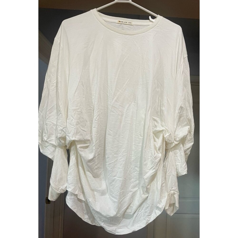 MARINE LAYER WHITE BLOUSE SIZE 3 XL